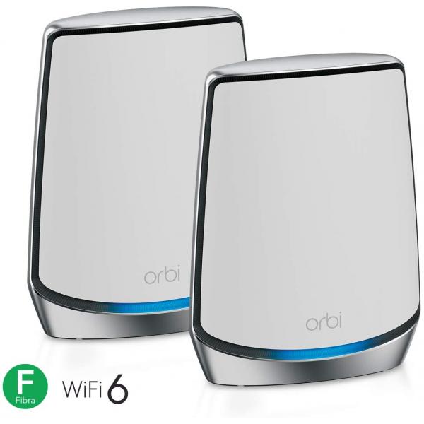 Netgear RBK852 Dual-band (2.4 GHz/5 GHz) Wi-Fi 6 (802.11ax) Nero, Grigio 4 Interno