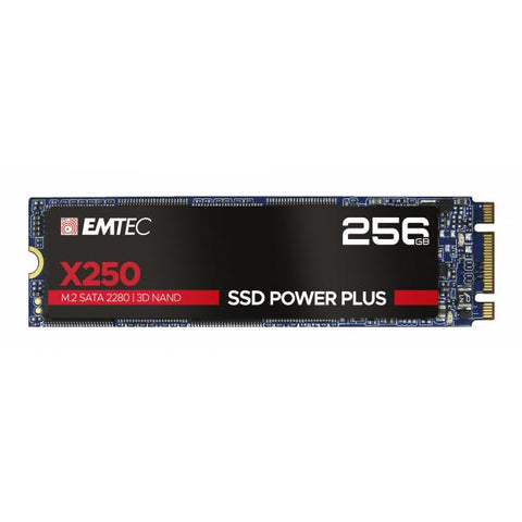 Emtec ECSSD256GX250 drives allo stato solido M.2 256 GB Serial ATA III 3D NAND