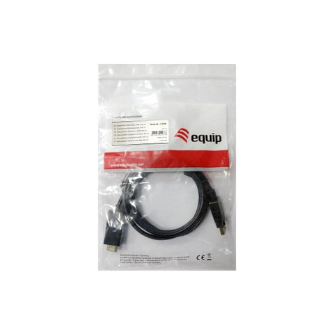 ADATTATORE EQUIP CAVO ADATTATORE DA DISPLAYPORT A HDMI 4K/30Hz MASCHIO/MASCHIO 5 MT NERO