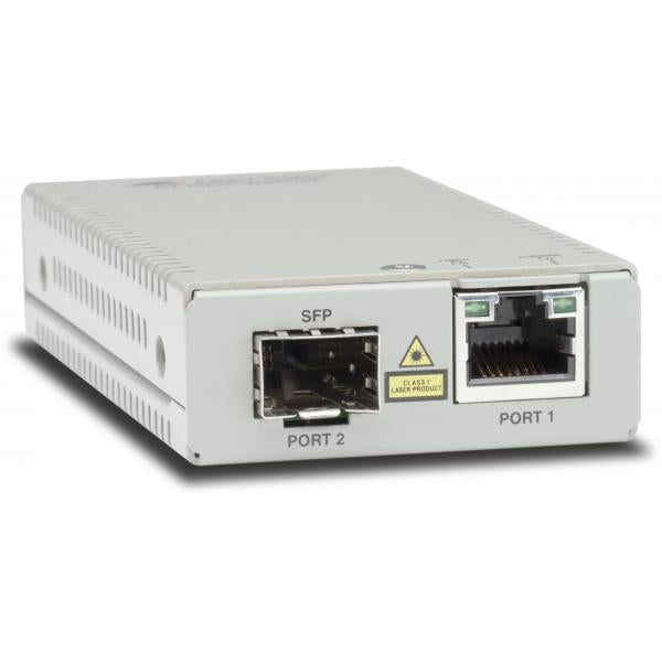 Allied Telesis AT-MMC2000/SP-960 convertitore multimediale di rete 1000 Mbit/s 850 nm Modalit multipla Argento (Allied Telesis AT MMC2000/SP - Fibre media converter - 1GbE - 10Base-T, 1000Base-X, 1