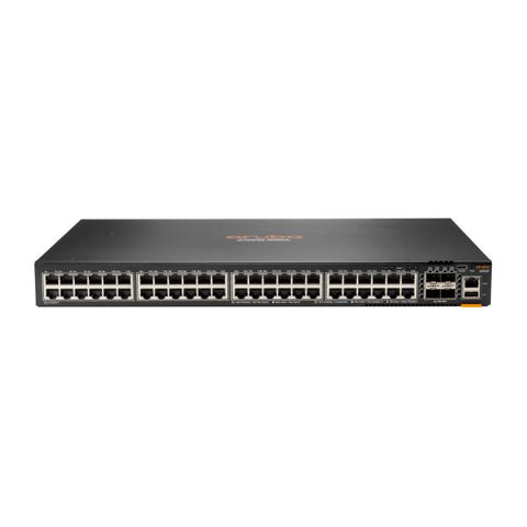 Hewlett Packard Enterprise Aruba 6300F 48-port 1GbE & 4-port SFP56 Gestito L3 Gigabit Ethernet (10/100/1000) 1U Grigio