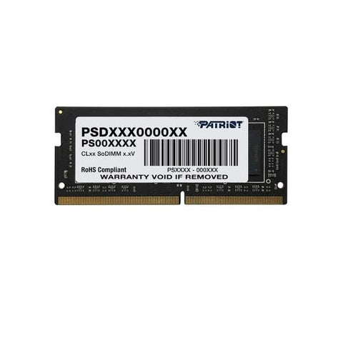 PATRIOT PSD44G266681S MEMORIA RAM 4GB 2.666MHz TIPOLOGIA SO-DIMM TECNOLOGIA DDR4 CL19