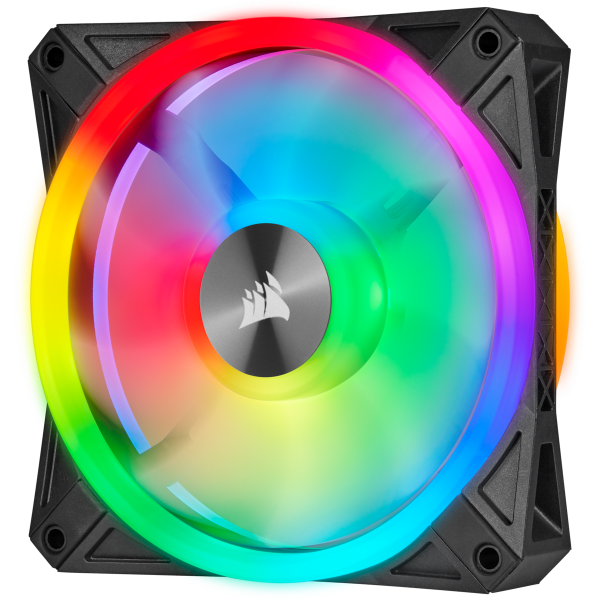 CORSAIR ICUE QL140 RGB VENTOLA CON LED RGB DA 140 MM 34 LED RGB REGOLABILI SINGOLARMENTE FINO A 1.250 GIRI/MIN SILENZIOSA SMORZATORI IN ANTIVIBRAZIONE CONFEZIONE SINGOLA