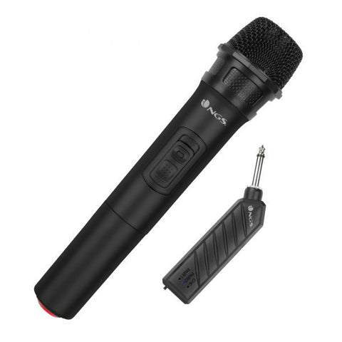 NGS MICROFONO VOCALE WIRELESS SINGER AIR NERO