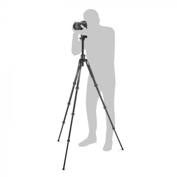 Manfrotto MKBFRA4GTXP-BH treppiede Fotocamere digitali/film 3 gamba/gambe Nero