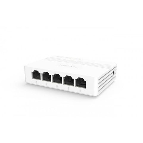 HIKVISION DS-3E0505D-E SWITCH NON GESTITO 5 PORTE GIGABIT 10/100/100 BIANCO