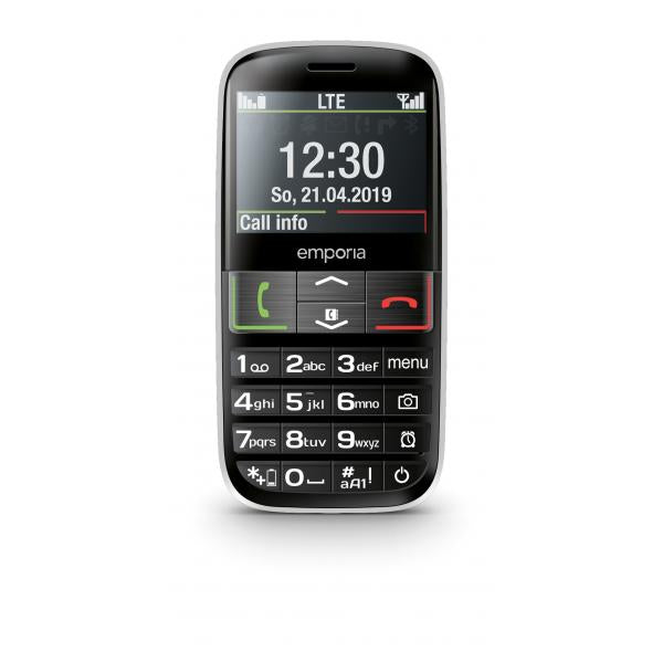 EMPORIA ACTIVE SENIOR PHONE 4G 2.31" TASTI GRANDI ANDROID 8.1 FOTOCAMERA BLACK