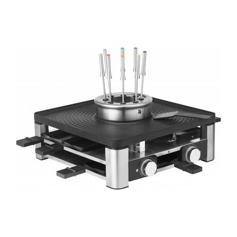 WMF Lumero 61.3020.1009 griglia per raclette 8 persona(e) Nero, Acciaio inossidabile 1960 W