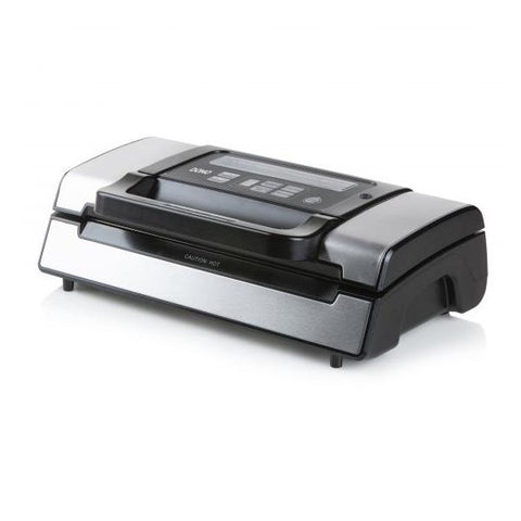 Domo DO331L macchina per sottovuoto -900 mbar Nero, Argento