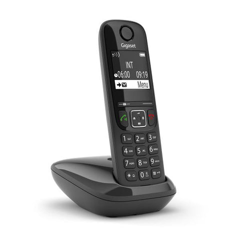 Gigaset AS690 Telefono analogico/DECT Identificatore di chiamata Nero (As690 Analog/Dect Telephone - Caller Id Black - Warranty: 12M)