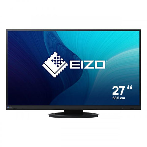 EIZO EV2760-BK 27" LED IPS FORMATO 16:9 CONTRASTE 1.000:1 1xHDMI 1xDVI 2xDISPLAY PORT 4xUSB COLORE NERO GARANZIA ITALIA
