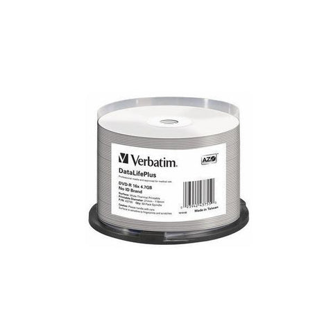 VERBATIM 43755 DVD-R 4.7GB 16X CONFEZIONE CAMPANA DA 50 DVD (43755/50)