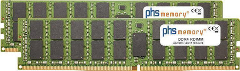 PHS-memory 128GB (2x64GB) Kit RAM Speicher passend fr Fujitsu Primequest 3800B2 DDR4 RDIMM 2933MHz PC4-23400-R (SP396347)
