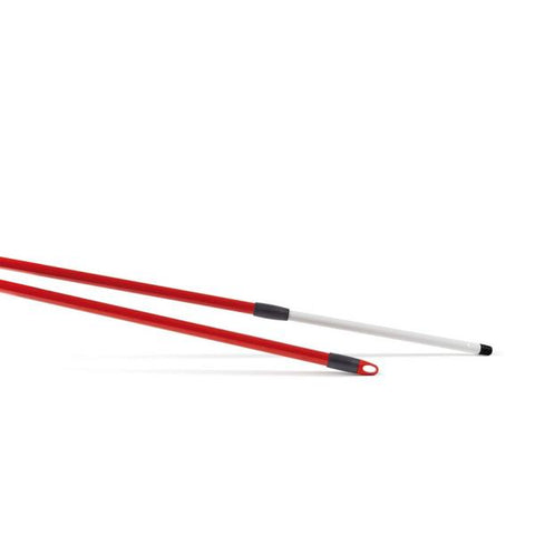 PERFETTO ASTA TELESCOPICA EN METALLO PLASTIFICATO 150 CM 3 MT ROSSO