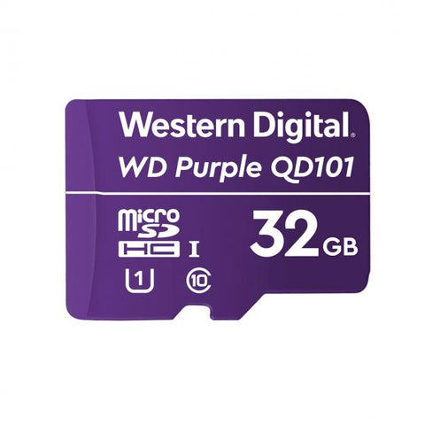 Western Digital WD Purple SC QD101 memoria flash 32 GB MicroSDHC Classe 10