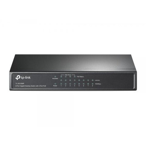 TP-Link Desktop switch 8 porte gigabit 4 porte PoE 55W TL-SG1008P