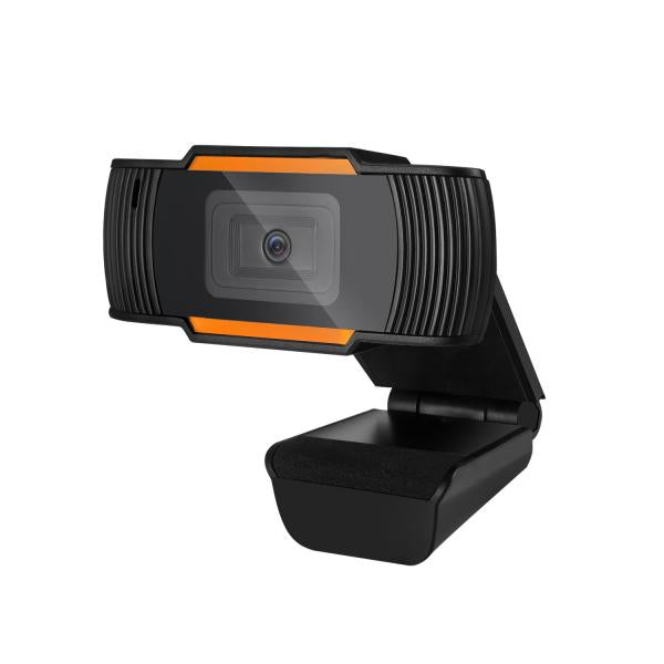 Adesso CyberTrack H2 webcam 640 x 480 Pixel USB 2.0 Nero, Arancione (480P HD USB WEB CAM - CYBERTRACK H2)