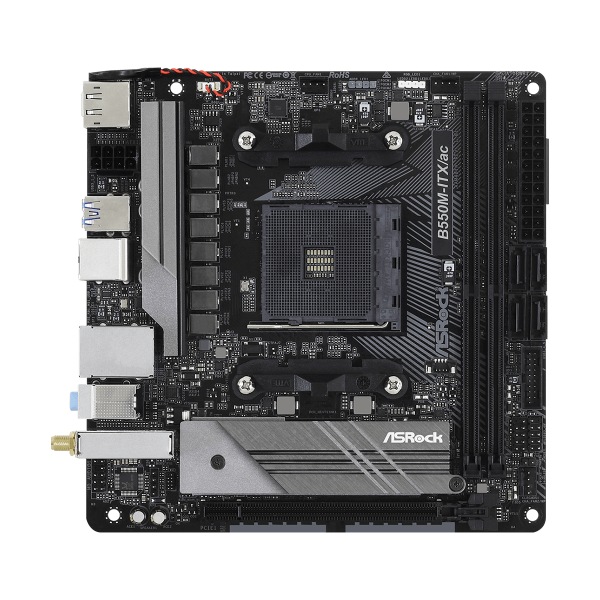 Asrock B550M-ITX/ac AMD B550 Socket AM4 mini ITX (ASRock B550M-ITX/ac - bundkort - mini)