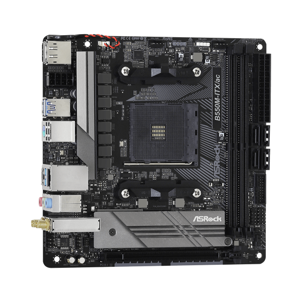 Asrock B550M-ITX/ac AMD B550 Socket AM4 mini ITX (ASRock B550M-ITX/ac - bundkort - mini)