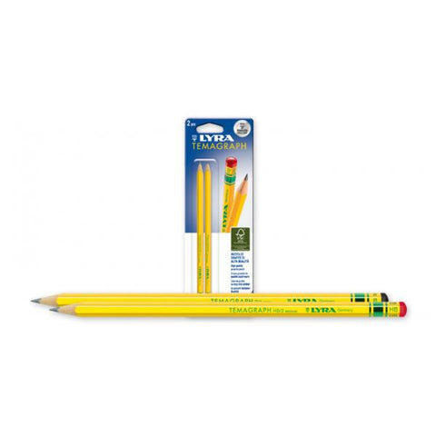 LYRA TEMAGRAPH MATITA DI GRAFITE HB2 CONF 12 Pz.