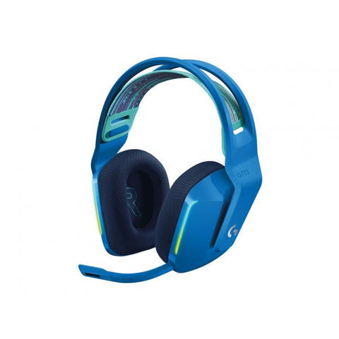 Logitech G G733 Wireless Headset Cuffia Padiglione auricolare Blu