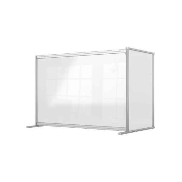 Nobo 1915495 bacheca magnetiche e accessori Grigio, Trasparente (Nobo 1915495 Premium Plus Desk Divider Extender 1400x1000mm Acrylic)