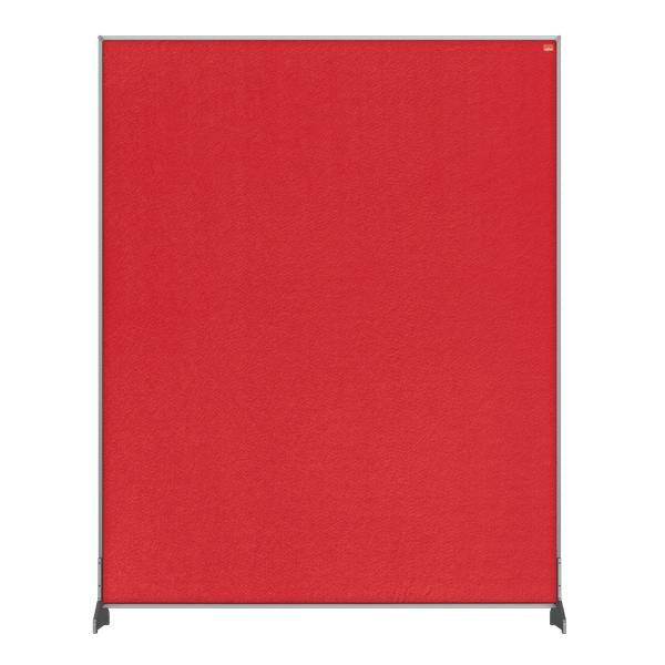 Nobo 1915512 divisore dello spazio di lavoro Divisorio da scrivania 800 x 1000 mm (Nobo 1915512 Red Impression Pro Desk Divider 800x1000mm)