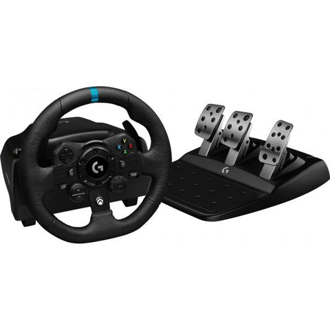 Logitech G G923 Sterzo + Pedali PC, Xbox 360 USB Nero