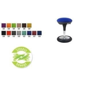 Topstar Hocker "Sitness 50,80cm (20"), apfelgrn (100% Polyolefin) Sitzhhenverstellung, Standfu gelagert auf Gummireifen (SI69 G05)