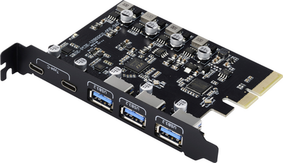 Renkforce RF-6613196 3+2 Port USB 3.2 Gen 2 Controllerkarte USB-C (USB 3.2 Gen 2) (RF-6613196)