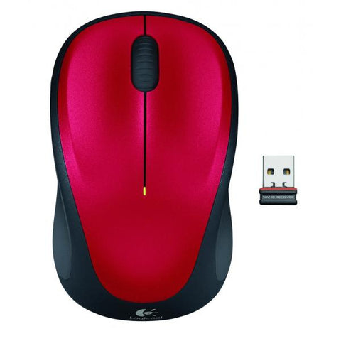 RATÓN LOGITECH M235 OTTICO INALÁMBRICO ROSSO NERO