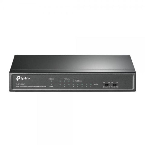 TP-Link Switch desktop 8 porte 10/100Mbps di cui 4 PoE TL-SF1008LP