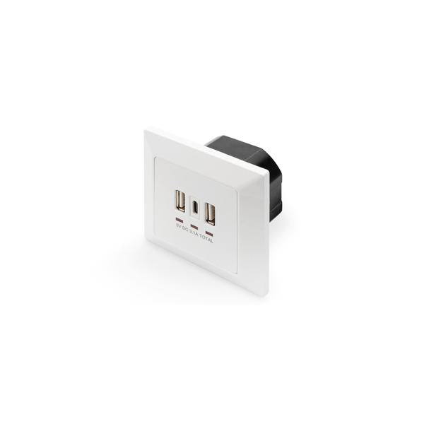 Digitus DA-70618 presa energia Bianco