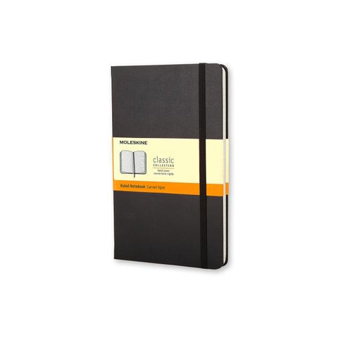 MOLESKINE TACCUINO LARGE RIGIDO QUADRETTI CUCITURA DORSO FILO REFE COPERTINA IN POLIURETANO E CARTONE COLORE NERO 240 FOGLI CONF 1 Pz.