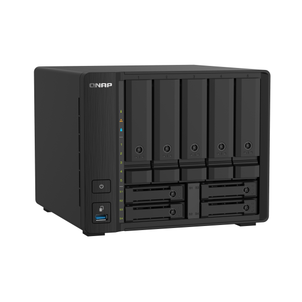 QNAP TS-932PX-4G NAS Tower Annapurna Labs Alpine AL-324 4 GB DDR4 40 TB HDD QNAP Turbo System Nero (QNAP TS-932PX-4G/40TB TOSH 9 Bay Desktop)