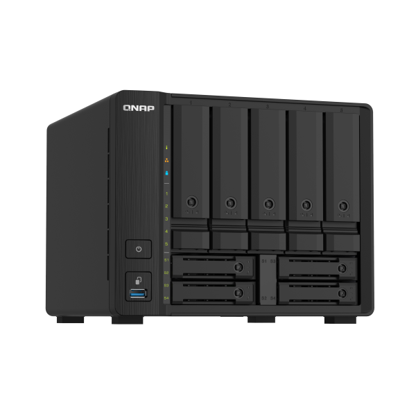 QNAP TS-932PX-4G NAS Tower Annapurna Labs Alpine AL-324 4 GB DDR4 40 TB HDD QNAP Turbo System Nero (QNAP TS-932PX-4G/40TB TOSH 9 Bay Desktop)