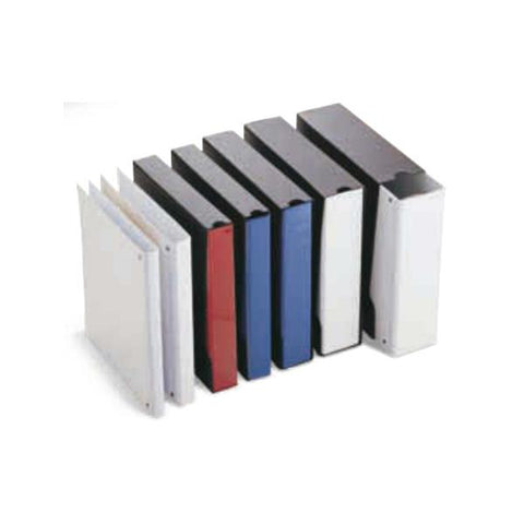 SEI ROTA STELVIO RACCOGLITORE PERSONALIZZABILE 4 ANELLI A Q DA 65MM IN COLPAN 220X300MM DORSO 9.5CM COL. BLU