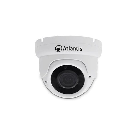 VIDEOCAMERA ATLANTIS ULTRAPLEX A11-UX914A-DP IP PoE Dome 5Mpx 2592x1944 H.264/265 20/25fps 1/2.8" CMOS IR 18 SMD led 10mt