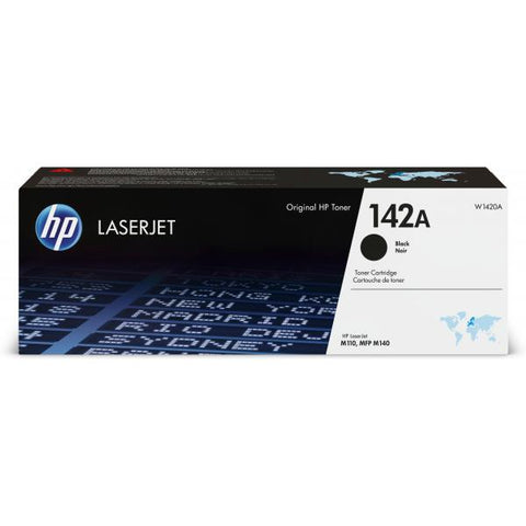 Tóner HP 142A W1420A negro para impresoras LaserJet M110w, M110we, MFP M140w y MFP M140we (950 páginas).