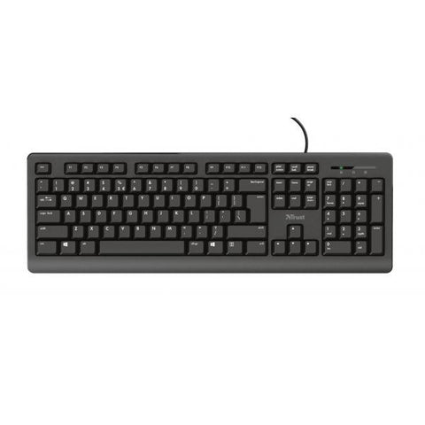 TRUST PRIMO TASTIERA USB LAYOUT UK NERO