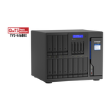 QNAP TVS-H1688X NAS CHASSIS TOWER XEON W-1250 3.3GHz RAM 32GB-12+4 BAY HDD/SSD 2.5"/3.5"-6xRJ45-S.O. QuTS HERO BLACK