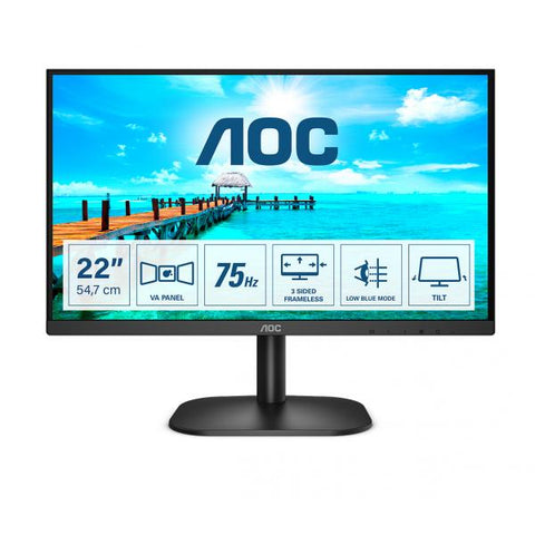 MONITOR AOC 21,5" VA VGA HDMI 22B2H/EU