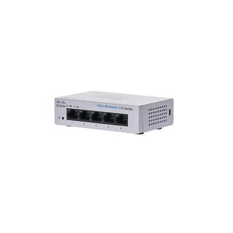 CISCO BUSINESS 110 SERIES CBS110-5T-D-EU SWITCH NON GESTITO 5 x 10/100/1000 DESKTOP