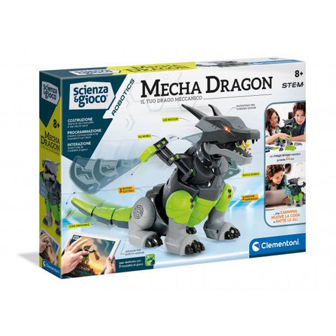 CLEMENTONI SCIENZA E GIOCO MECHA DRAGON ROBOT 8+