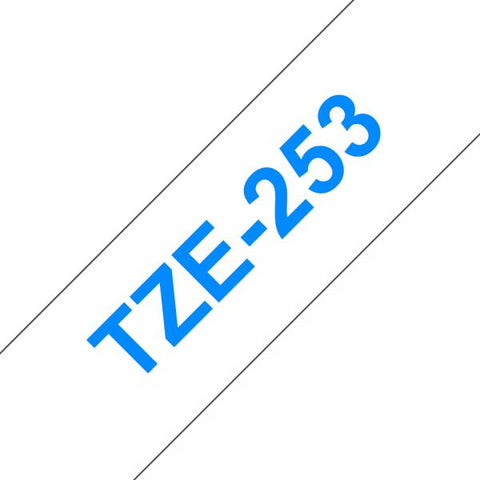 BROTHER TZE253 NASTRO TZ BLU / BIANCO