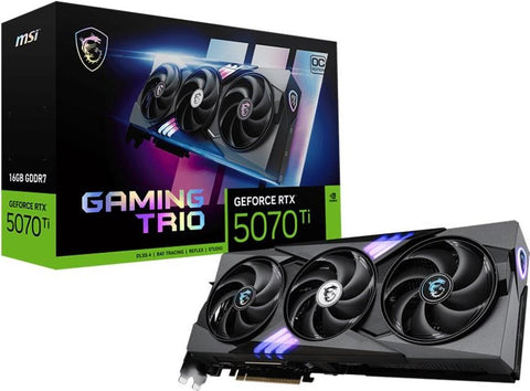 MSI GeForce RTX 5070 Ti 16G GAMING TRIO OC Grafikkarte 16 GB GDDR7 PCIe 5.0 HDMI 3xDP (V531-240R)