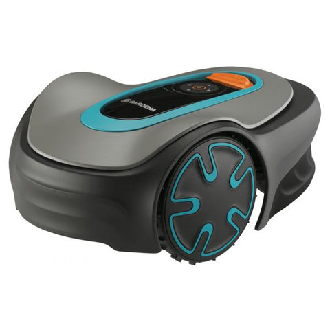 Gardena SILENO minimo Tagliaerba robotizzato Batteria Nero, Blu