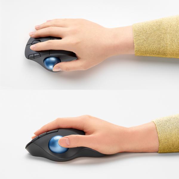 LOGITECH ERGO M575 MOUSE TRACKBALL WIRELESS ERGONOMICO NERO