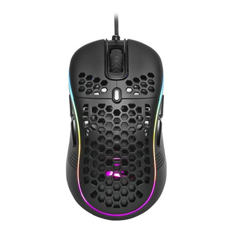 SHARKOON LIGHT2-S MOUSE GAMING USB OTTICO 6.200 DPI RGB 6 TASTI CONFIGURABILI NERO