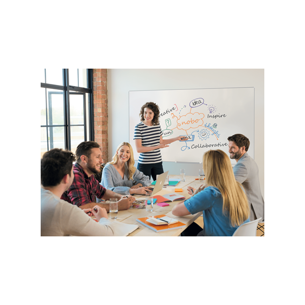 Nobo Impression Pro lavagna 1210 x 679 mm Magnetico (Nobo Impression Pro 1220x690mm Widescreen Nano Clean Magnetic Whiteboard)